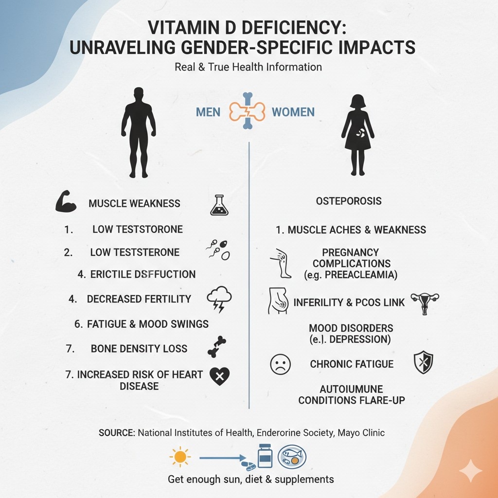 Comparativemalefemal Imact of Vitamin D on Men and women
