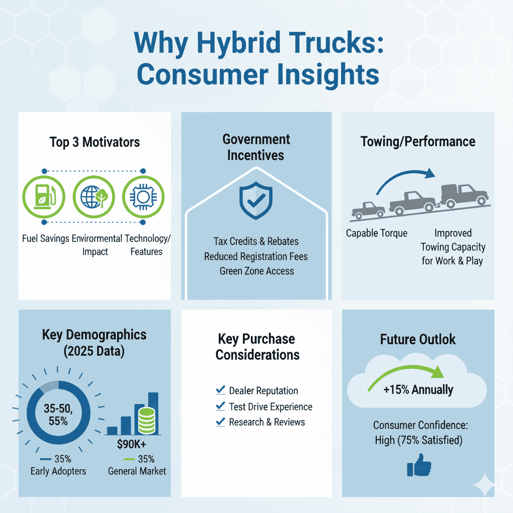 Consumer Insigights What motivates consumer to buy hybrid trucks